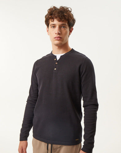 Men's Black Josep Sweater 2