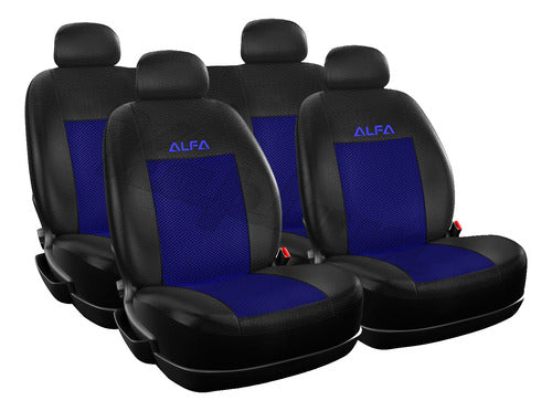 Premium Leatherette Seat Cover Set for Volkswagen Gol Trend F3 Voyage 10