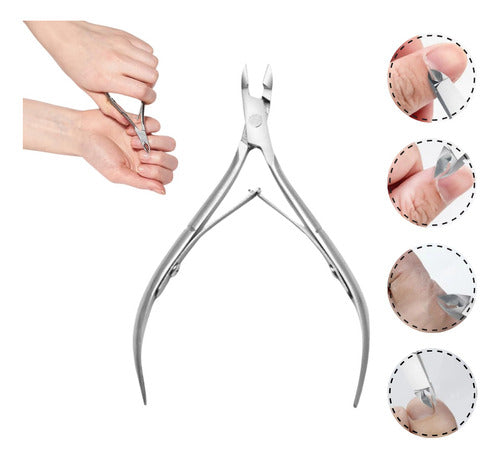 Solingen Stainless Steel Cuticle Cutter Nail Clipper 0