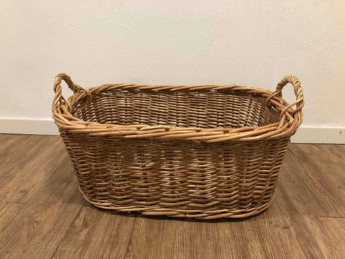 Decobrooklyn Rectangular Super Reinforced Wicker Basket 0