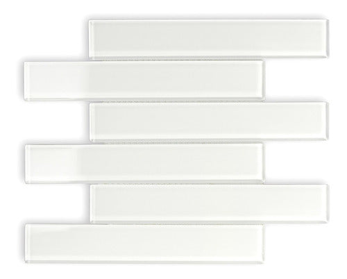 Misiones Deco Glass Brick 1 Bianco - Revestimientos - 1era 0