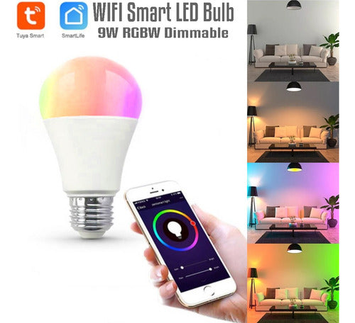 Etheos 13 RGB Smart LED Bulbs 9W WiFi App Tuya Alexa Google Home 2