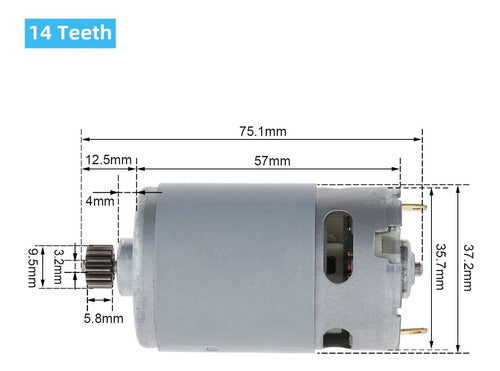 DeWalt 12 Volt Battery Drill Motor 14 Teeth Ph Ventas 2