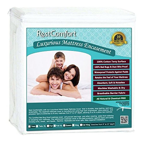 RestComfort Protector De Colchón Con Cremallera Y Funda - A 0