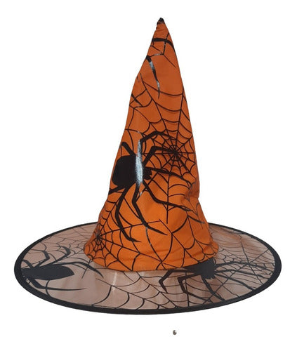 Cotillón Concept Witch Hat with Spider Web Tulle 2