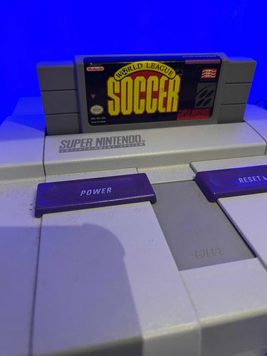 World League Soccer Cartucho Original Super Nintendo 0