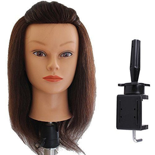 Lian's 14-15 85% Human Hair Cosmetology Mannequin 0