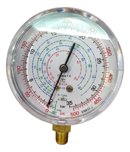 Bluestar Pressure Gauge/Clock -1527L-Low-R410- 0