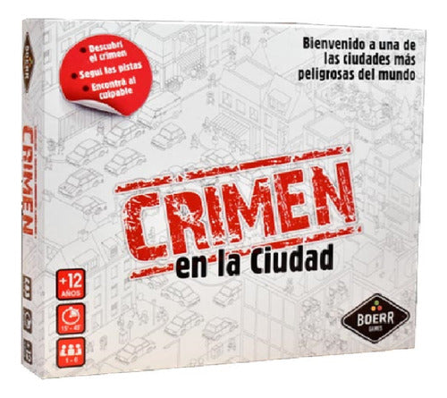 Crimen En La Ciudad Juego De Mesa- 1008- Boerr 0