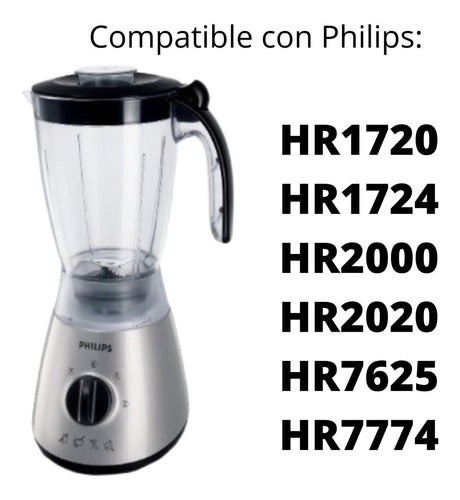 Cuchilla Vaso Licuadora Compatible Philips Confort Hr7774 2