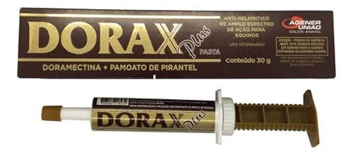 Dorax Plus Pasta Doramectina 30g Vermífugo Equinos Kit 05 0