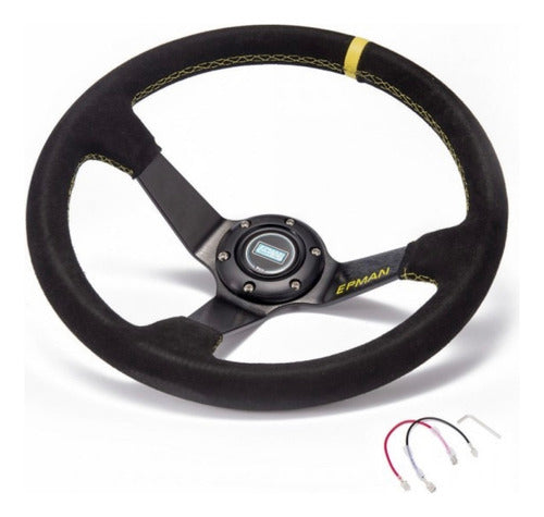 Volante Epman 350 Mm (no Omp Sparco) . Al Costo!!!! 0