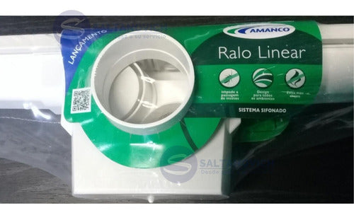 Desague Lineal Amanco Pvc Blanco 70 Cm Sistema Sifonado 3