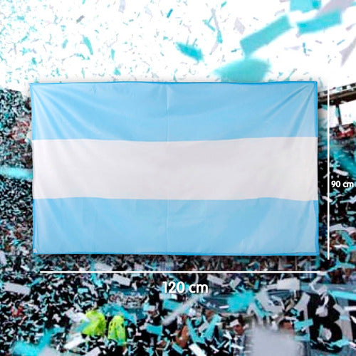 Bandera Argentina Mundial Sin Logo 145 X 90cm Pack X 10 Unid 1