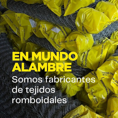 Tejido Romboidal 12.5(2.49mm)x63mmx2.00m 2