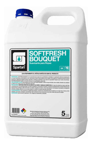 Suavizante Para Ropa Softfresh Bouquet X 5 Lts Spartan 0