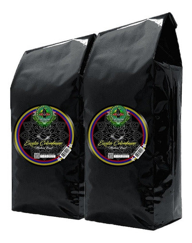 Café Excelso Colombiano Grano Orgánico Pack 2 Kg Comercios 0