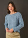 Sweater with Braids and Dropped Shoulder Mauro Sergio Art. 203 5