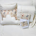 6-Piece Baby Cot Set: Quilt + Bumper + 3 Cushions + Sheets 32