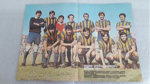 Póster Rosario Central Campeón Nacional 1971 0