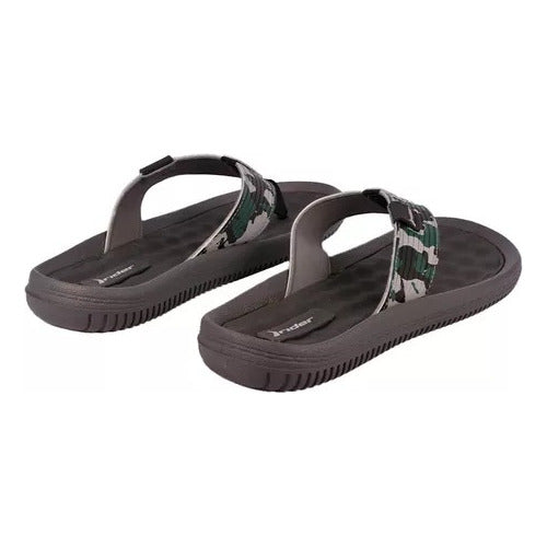 Rider Ojotas Dunas XVIII Urban Gray Black Comfortable Rubber Sandals for Men 3