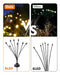 Otdair Solar Garden Lights-new Upgraded 4 Pack 8 Led Solar P 4