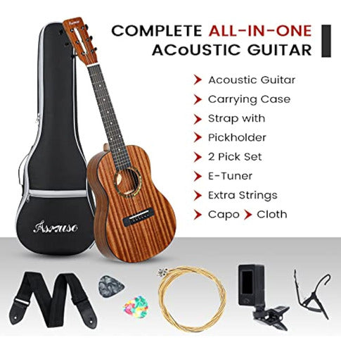 Asmuse 30-Inch Acoustic Guitar Kit 4