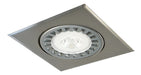 Miler Spot Embutir 1 Luz Para Ar111 Led Gu10 Metal Acero + Zocalo 0