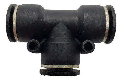 Euromatic Conector Rápido Neumático Tee Tubo Tubo De 16 Mm 0