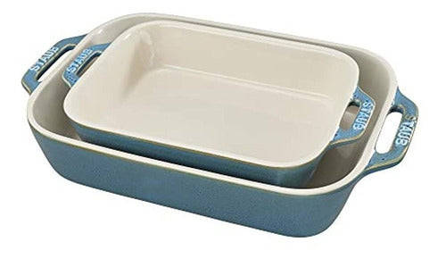 Staub Ceramics Rectangular Baking Dish Set, C 0