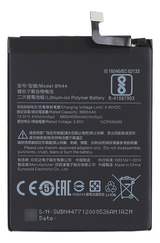 Generic BN44 Battery for Xiaomi Note 5 Plus - 100% Guarantee 0