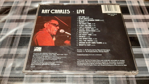 Ray Charles - Live - Cd Importado Impecable 2