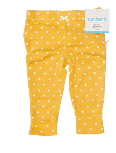 Carter's Pack of 2 Cotton Pants for Baby Girls 9
