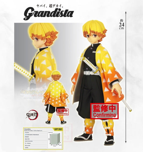 Kimetsu No Yaiba Anime Zenitsu Figura Original Banpresto 6