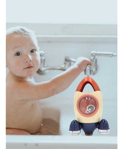 ~? Space Rocket Spray Splash Water Bath Toy Safe Bath Toy Pa 3