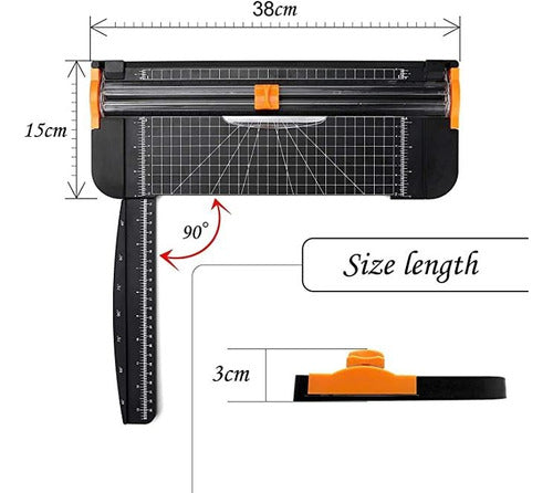 Evteck Letion A4 Paper Cutter 12 Inch Titanium Paper Trimmer 1