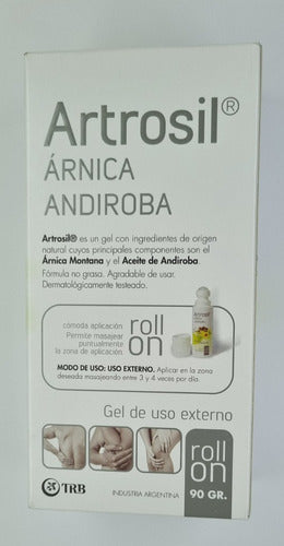 Artrosil Árnica Andiroba Alivio Natural Gel Roll On 90 Gr X4 1