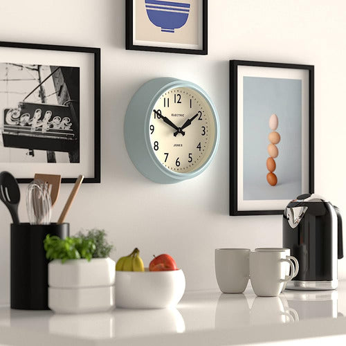 Jones Clocks Telecom Round Wall Clock - Retro Clock - Design Clock 3