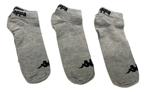 Kappa Quarter Low Sock Pack X3 for Men and Women 0