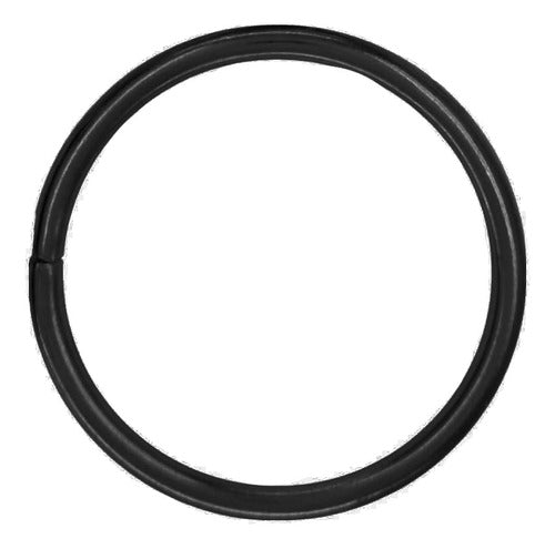 Generic Argolla Simple Alambre Cerrada Pase 20 X 4mm X 100u Negro 0