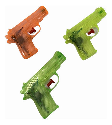 Generic Water Gun 11 Cm Transparent Pack of 10 0