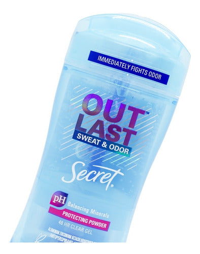 Secret Kit of 6 Outlast Protecting Powder Gel Deodorant - Unscented 5