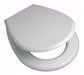 Ferrum Linea Pilar TPX Toilet Seat Cover B White 0