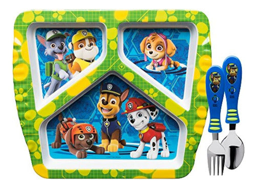 Zak Designs Paw Patrol Divided Plate Set 0