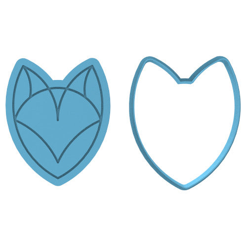 Neta3D 4086 Geometric Fox Face Cookie Cutter 0