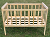 Modern Solid Pine Wood Crib 100 x 50 cm 2