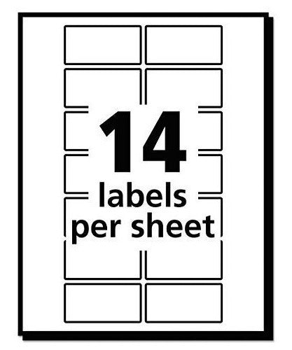 Avery Multi-Purpose Labels - 75 X 15 White 3