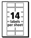 Avery Multi-Purpose Labels - 75 X 15 White 3