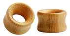 Natural Wood Tunnel Expander 16mm 18mm 20mm 22mm x2 Bavasa Ring 0