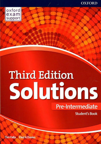 Solutions Pre Intermediate / Students Book / Third Edition 0